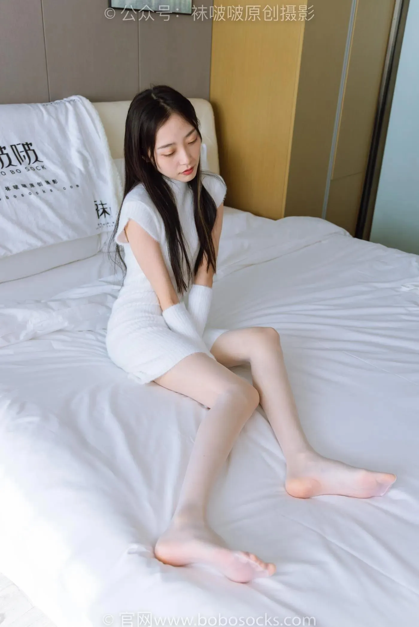 [BoBoSocks袜啵啵]NO.173 稚予-高跟鞋、板鞋、白丝、肉丝、白棉袜 [149P]插图
